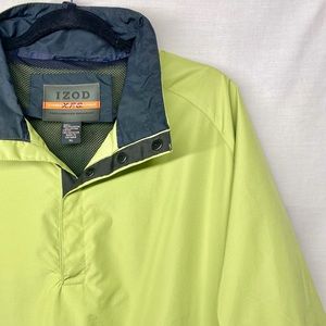 Izod Extreme Function Golf Rain Jacket Short Sleeve Size XL